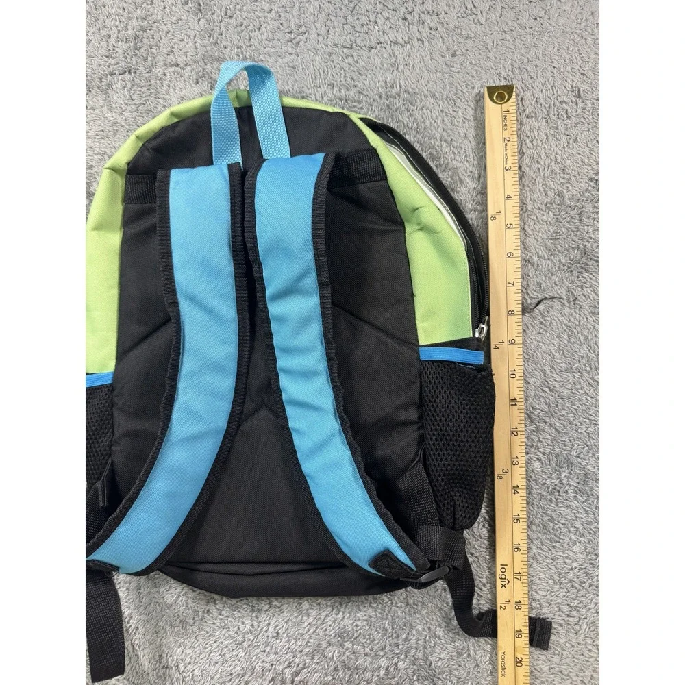 Unbranded Boys Born To Skate Backpack Medium Black Neon Green Gamer Graphics